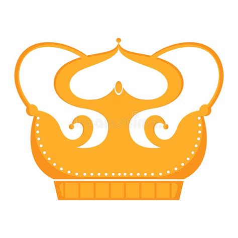 Golden Crown Icon Stock Vector Illustration Of Queen 117681894