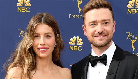 Justin Timberlake Et Jessica Biel Couple Glamour Aux Emmy Awards