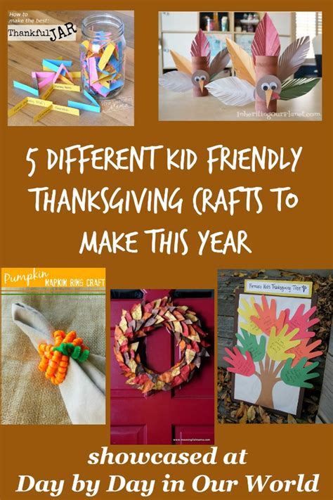 Maybe you would like to learn more about one of these? 5 Different Kid Friendly Thanksgiving Crafts to Make This ...