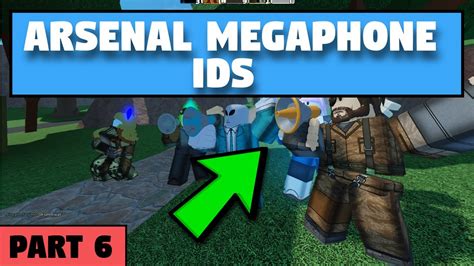 Arsenal is a first person shooter game created on august 18th, 2015 by rolve community. ROBLOX Arsenal Megaphone Emote IDs/Codes *2020* - YouTube