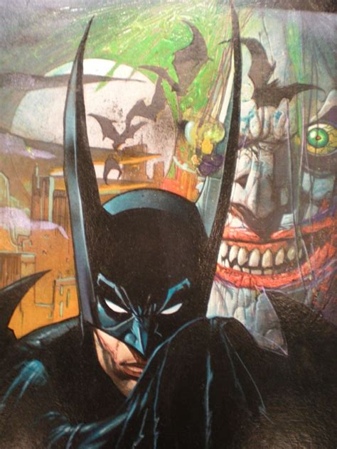 Simon Bisley Original Art Batman Vs Joker 2008 Nm 12 X 16 More In