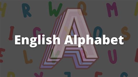 English Alphabet A Beginners Guide Skygrammar