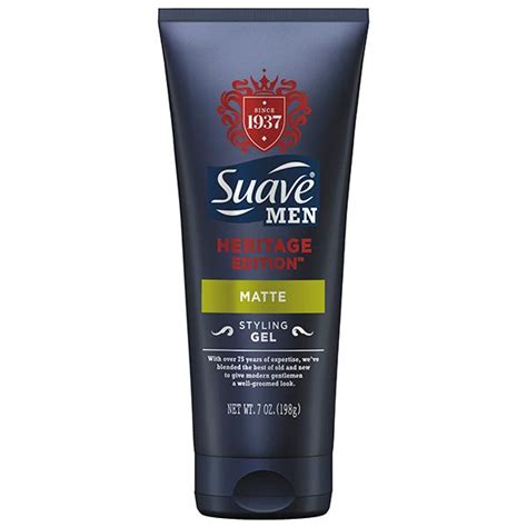 Now hair gel is among the top styling products all men should be using. Amazon.com : Suave Men Styling Gel, Heritage Edition Matte ...