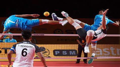 It may be produced in any color for as long as it is not distracting, but it is conventionally designed in wooden. Sepak Takraw - Unusual Sports