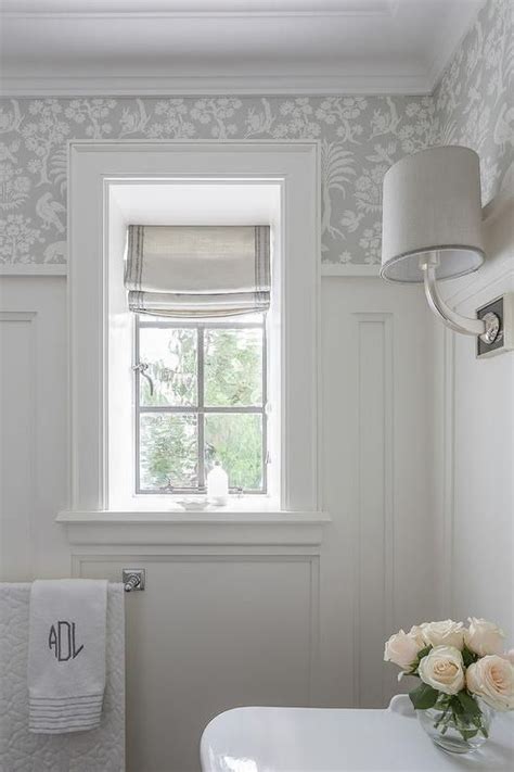 If they're near the tub or shower, waterproof blinds or durable shades that. White and Silver Bathroom with Board and Batten | Fönster ...