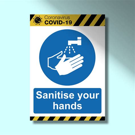 Hand Washing Covid 19 Sign Boards
