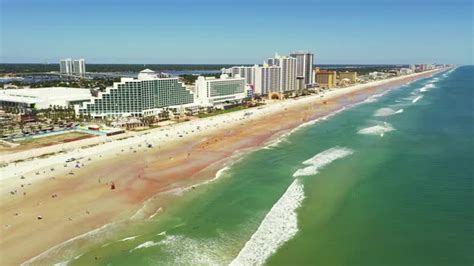 Beautiful Beach Scene Daytona Fl Usa Stock Footage Videohive