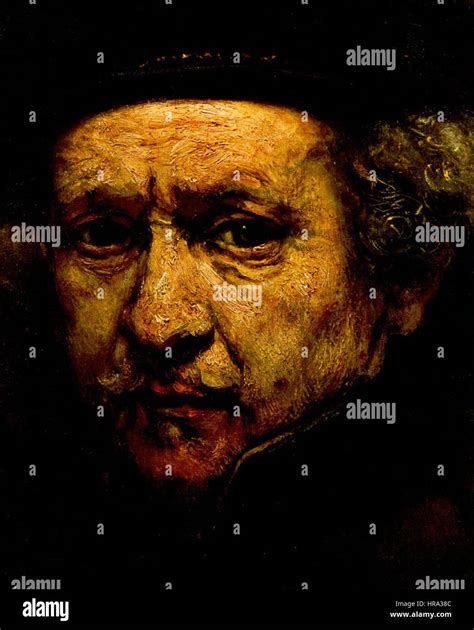 Rembrandt Self Portrait Detail Wga19218 Stock Photo Alamy