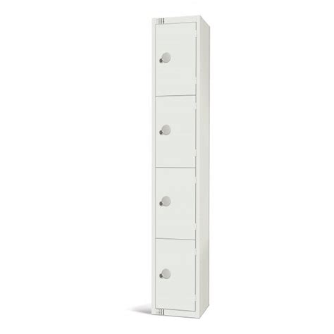 Elite White Lockers Four Door Furniture And Storage From Panel Warehouse Uk