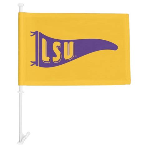 Lsu Pennant Flag Louisiana State 4 Zazzle Lsu Louisiana State