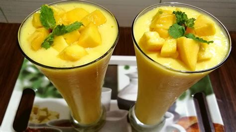 mango shake mango milk shake rich and creamy mango shake summer special mango recipes youtube