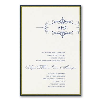 Find wedding invitation wording samples, from casual to formal wedding invitations, in minted's guide to wedding invitation etiquette. Formal Wedding Invitation Wording (Parte one ...