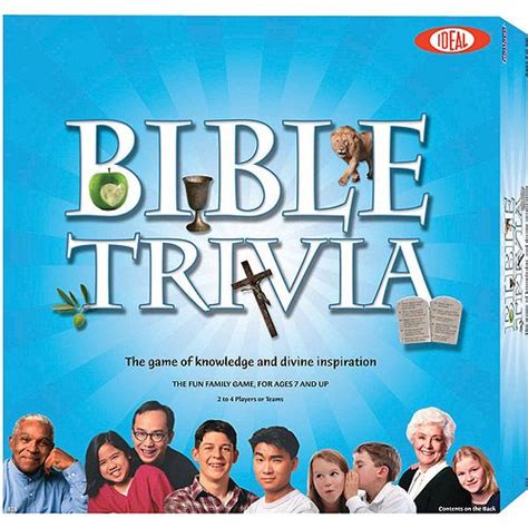 Ideal Bible Trivia Game Bible Facts Bible