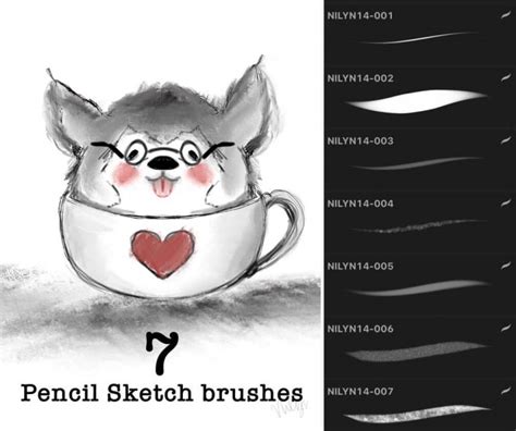 Find & download free graphic resources for flyer template. 7 Pencil Sketch Brushes by Nilyn Artist
