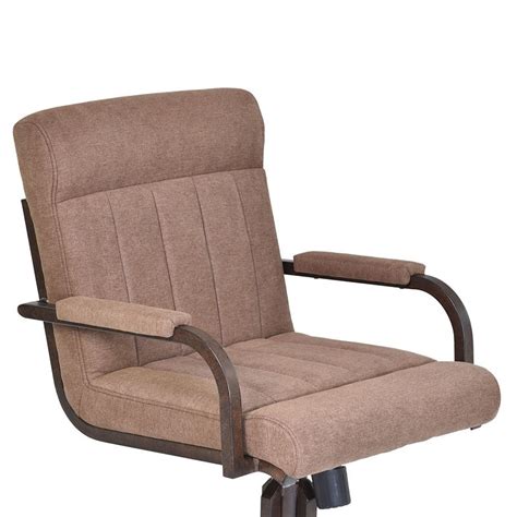 Vancouver Caster Tilt Swivel Arm Chair Brown Armen Living Furniture