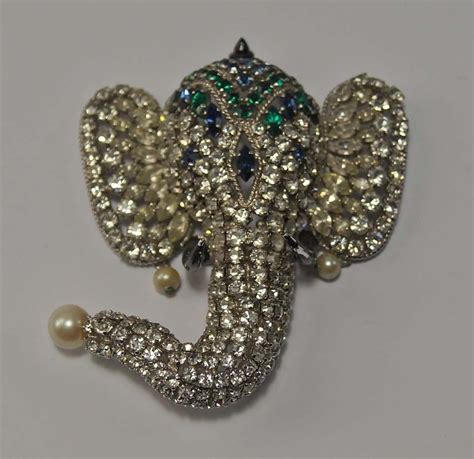 Christian Dior Elephant Jewelry Vintage Costume Jewelry Dior Jewelry