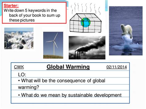 Global Warming Powerpoint Teaching Resources