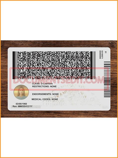 Arkansas Drivers License Psd Template Documents Edit