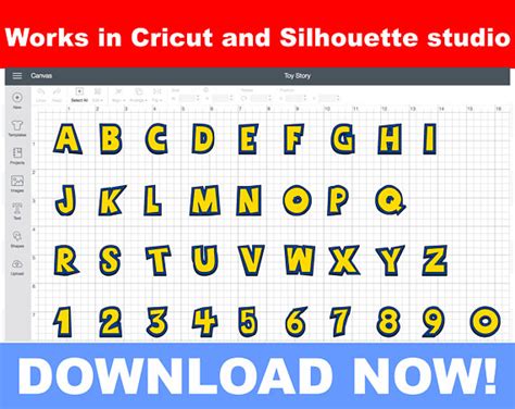 Use your font formatting to give the words the yellow inside and navy blue outside. Toy Story, alphabet number and letters, Toy Story Logo ...