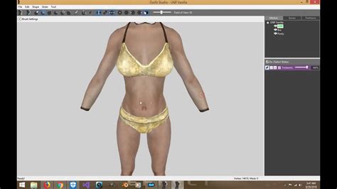 Skyrim Se Creating Sliders For Bodyslide And Outfit Studio Youtube