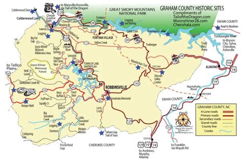 Graham County Historical Sites Tail Of The Dragon Maps
