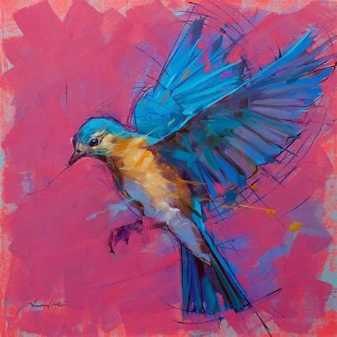 Vibrant Bird Paintings Highlighting Their Beauty In Flight Birds
