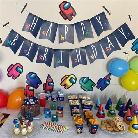 How To Organize Among Us Themed Birthday Party