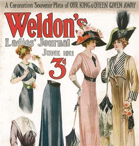 What We Wore Then Weldons Ladies Journal June 1911