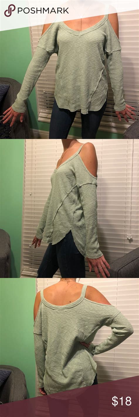 Cherish Shoulder Top Clothes Design Light Sweater Tops