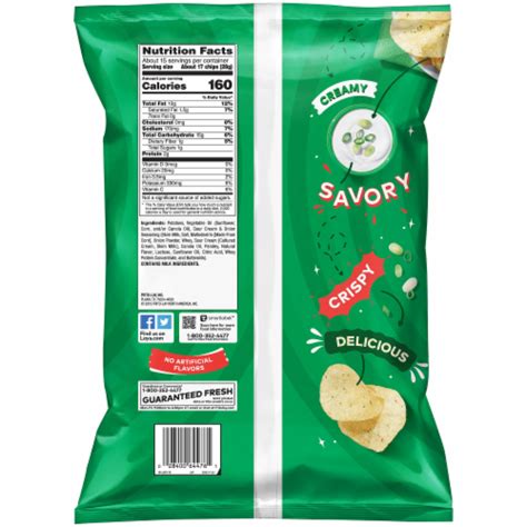 Lays® Sour Cream And Onion Flavor Potato Chips 1475 Oz Fred Meyer