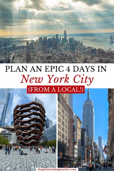 4 Day New York Itinerary Steal This Nyc Guide By A Local The