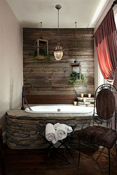 10 Beautiful Rustic Bathtub Design Ideas To Make You Betah Soak In Your Bathroom Rustic