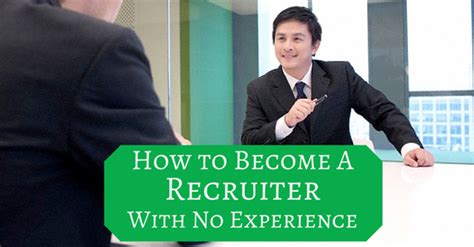 How To Become A Recruiter With No Experience Wisestep