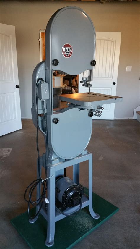 My New Delta Band Saw From 1947 Bandsaw Woodworking Power Tools