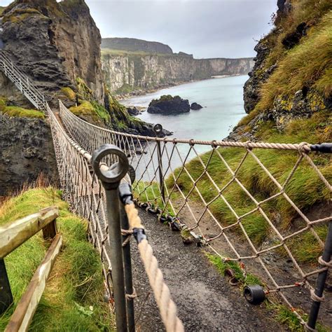 Salmon fishermen have been erecting bridges to the island for over 300 years. Carrick-a-Rede Bridge, Northern Ireland | Travel, Rope ...
