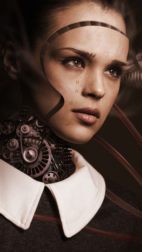 1440x2560 Robot Woman Artificial Intelligence Technology Robotics Girl Samsung Galaxy S6s7