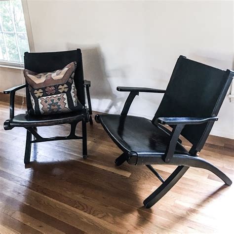 A different type of armchair for people with more eclectic taste that like the concept of patchwork items, these patchwork armchairs will suit in particular home. Rare Black Leather Pair of Ecuadorian Modern Armchairs ...