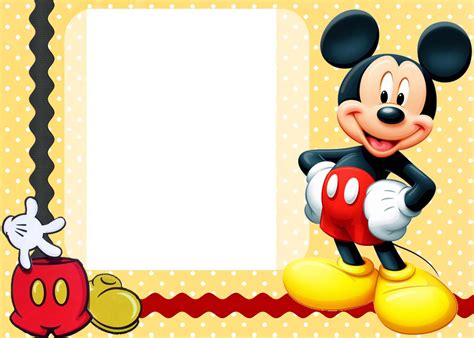 Mickey mouse baby shower invitations printable. Free Printable Custom Mickey Mouse Baby Shower Invitation ...