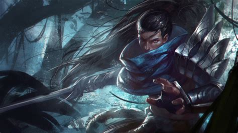 League of legends yasuo jack the giant slayer rwby oc hanzo shimada lol champions rin okumura concept art deviantart fantasy. Yasuo | LoLWallpapers