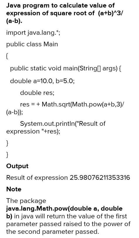 Write A Java Expression For Ab X √3bplz If Someone Knows This