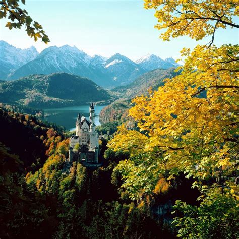 Castle Bavaria Height Autumn Germany Ipad Pro Wallpapers Free Download