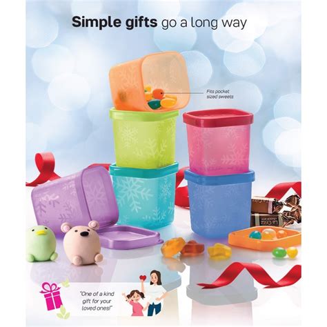 Tupperware Rainbow Cubes Gift Set Ml With Gift Box Shopee Malaysia