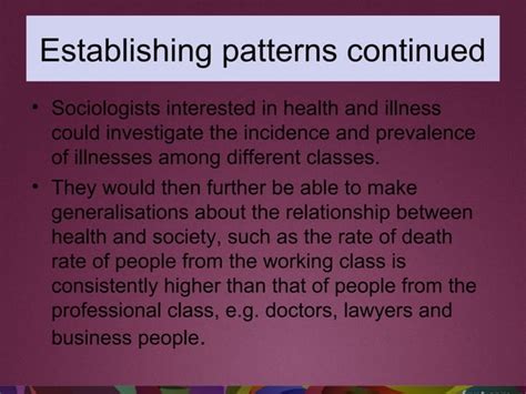 Sociological Approach To Health And Disease