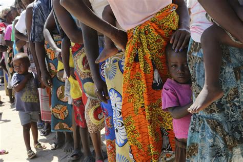 mozambicans line up for cholera vaccines to fight outbreak