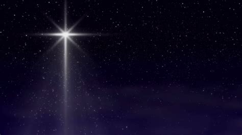 Download Christmas Star Sparkling With Clouds Loop Motion Background