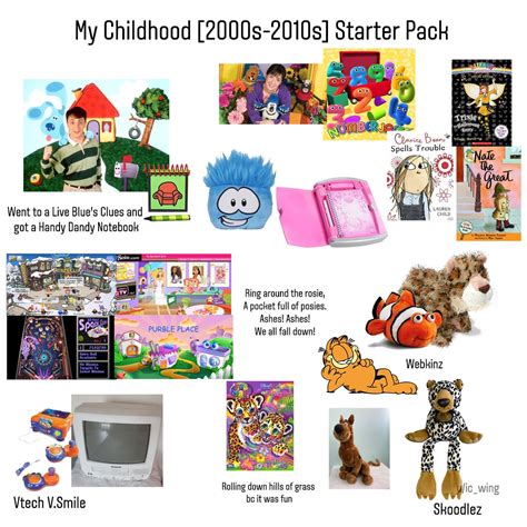 My Childhood 2000s 2010s Starter Pack Rstarterpacks