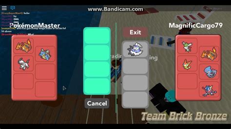 ROBLOX Pokemon Brick Bronze | HE TRADE ME A LEGENDARY ...