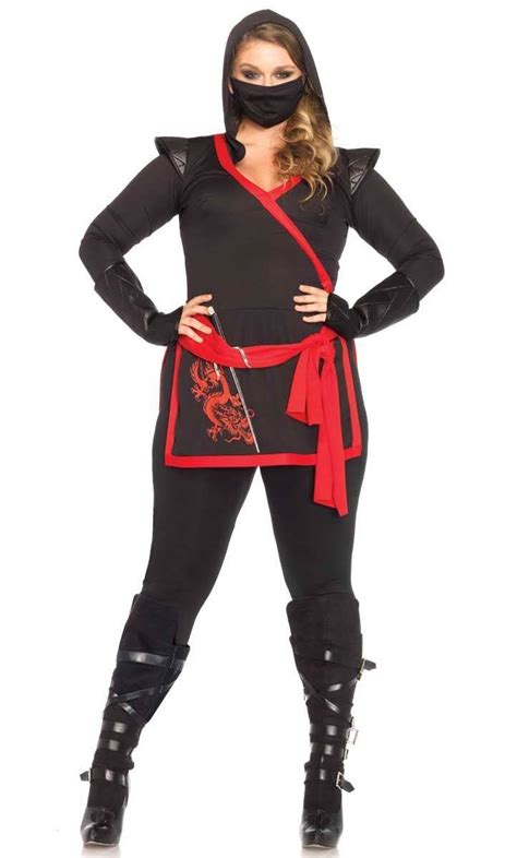 Ninja Assassin Plus Size Womens Costume Womens Ninja Costume