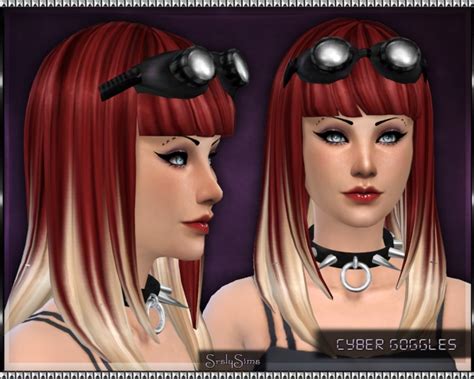 Cyber Goggles By Srslysims Sims 4 Glasses And Sunglasses