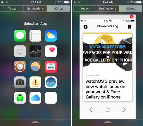 Zodra een iphone jailbroken (opengebroken) is, wordt het mogelijk toepassingen te installeren die niet via het officiële distributiekanaal van apple, de app . NCapps lets you launch apps inside Notification Center ...